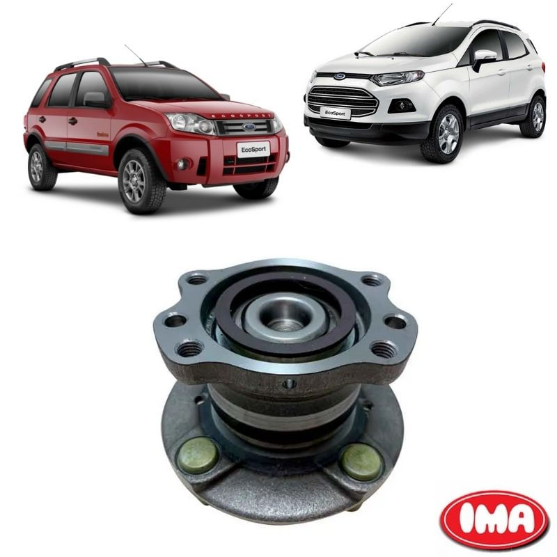 Al-493 - Cubo Roda Tras C/Rolamento 4 Furos - Ecosport 1.6/2.0 4X2