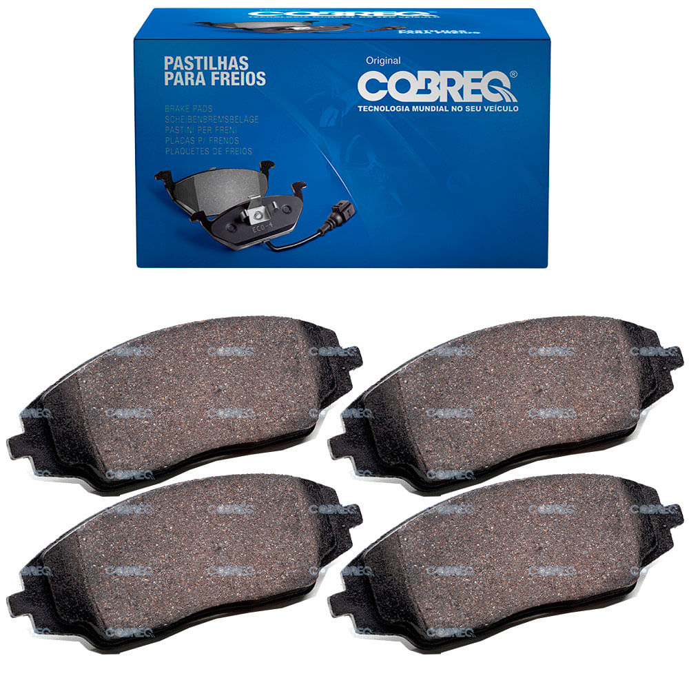 なっち　0527 N457 - Pastilha Freio Diant - Logan / Sandero 14 Em Diante - Cobreq