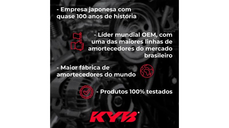 339187 - Amortecedor Diant Esq Gas - Sx4 06/15 - Kyb