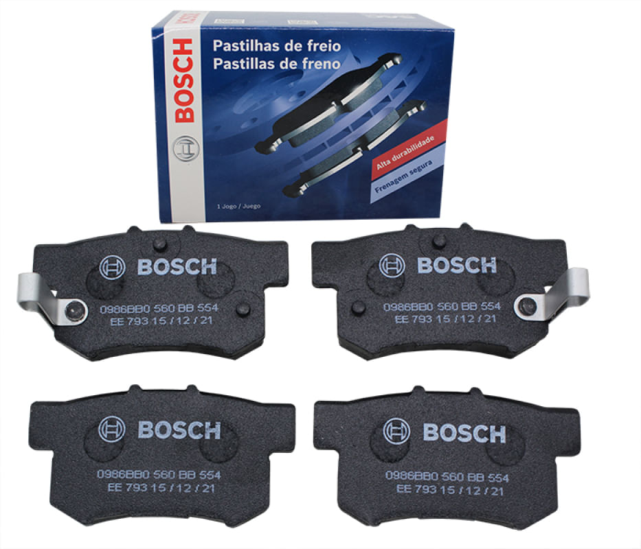 パーツ R*b B16 Jogo Pastilha Traseira 4 Peças Civic 1.8 e 2.0 16V Original Bosch