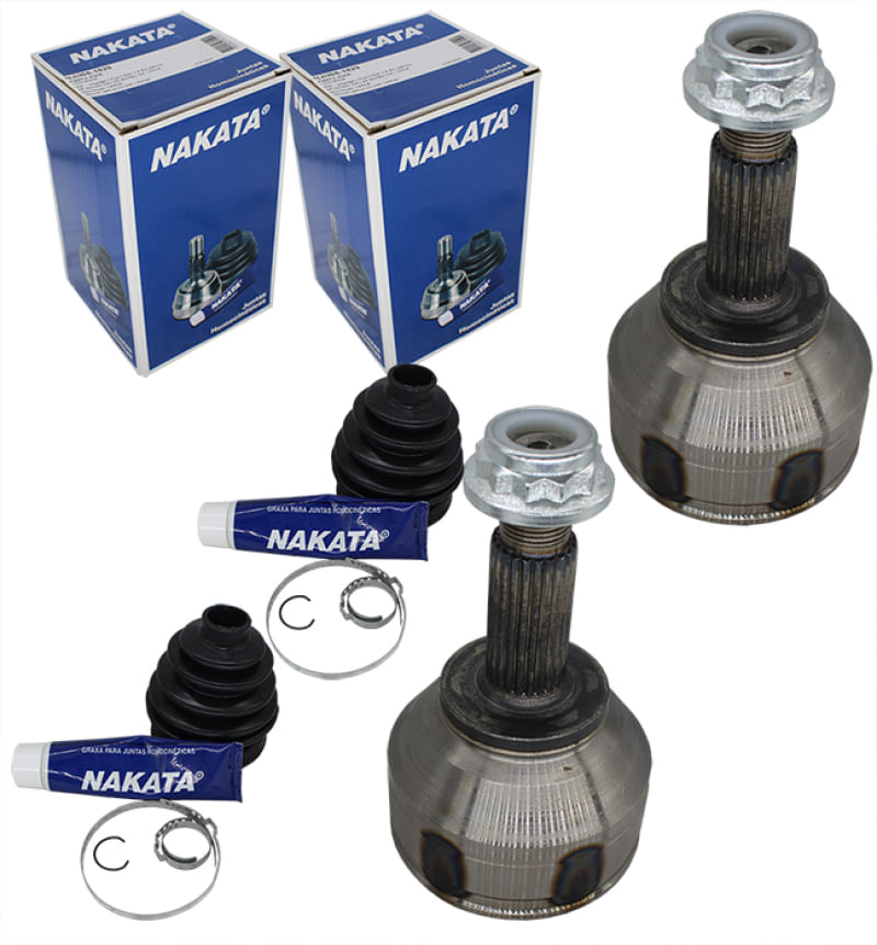 Par Junta Fixa Homocinética Gol/Voyage/Saveiro G5/G6 Fox Original