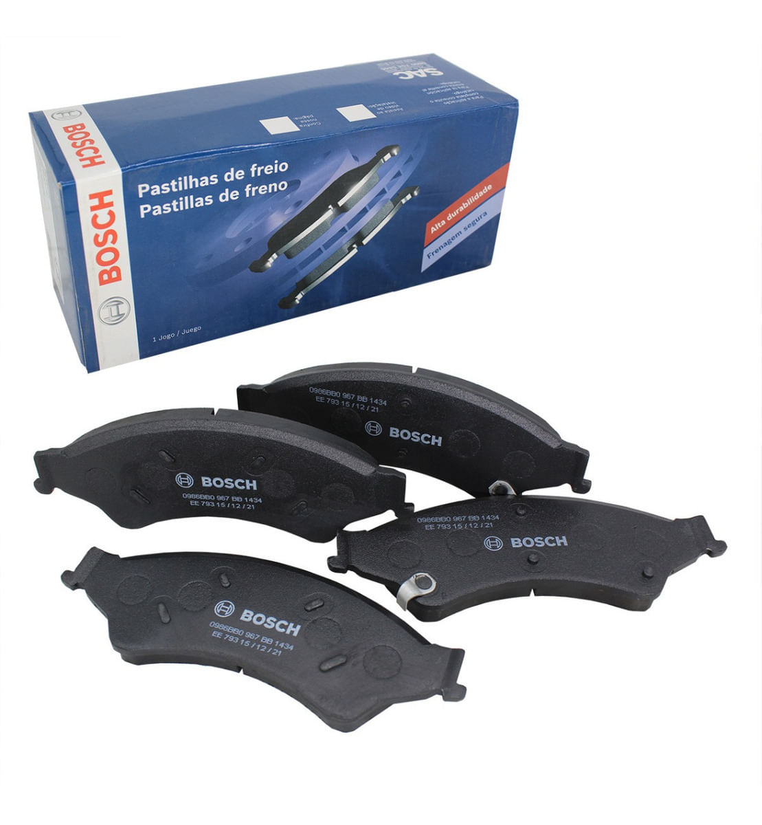 Pastilha De Freio Dianteira Ranger 2.2 2.5 3.2 4x2 4x4 Bosch BB1434
