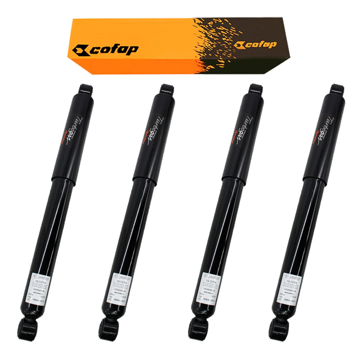 Kit 4 Amortecedor Troller T4 2009 Ao 2014 Original Cofap GL13799