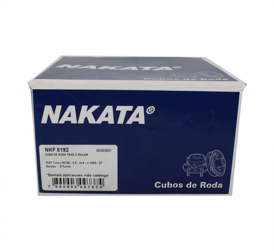 Cubo De Roda Traseiro Toro 2.0 4x4 2016 2017 Original Nakata NKF8192
