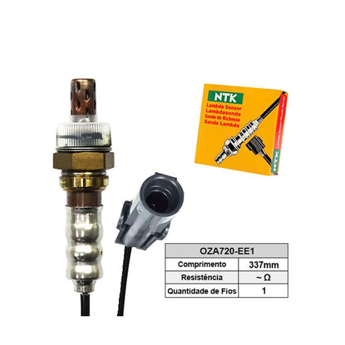 Oza720Ee1 - Sonda Lambda - Celta 1.0 / 1.4 00 / Corsa 94 / Meriva