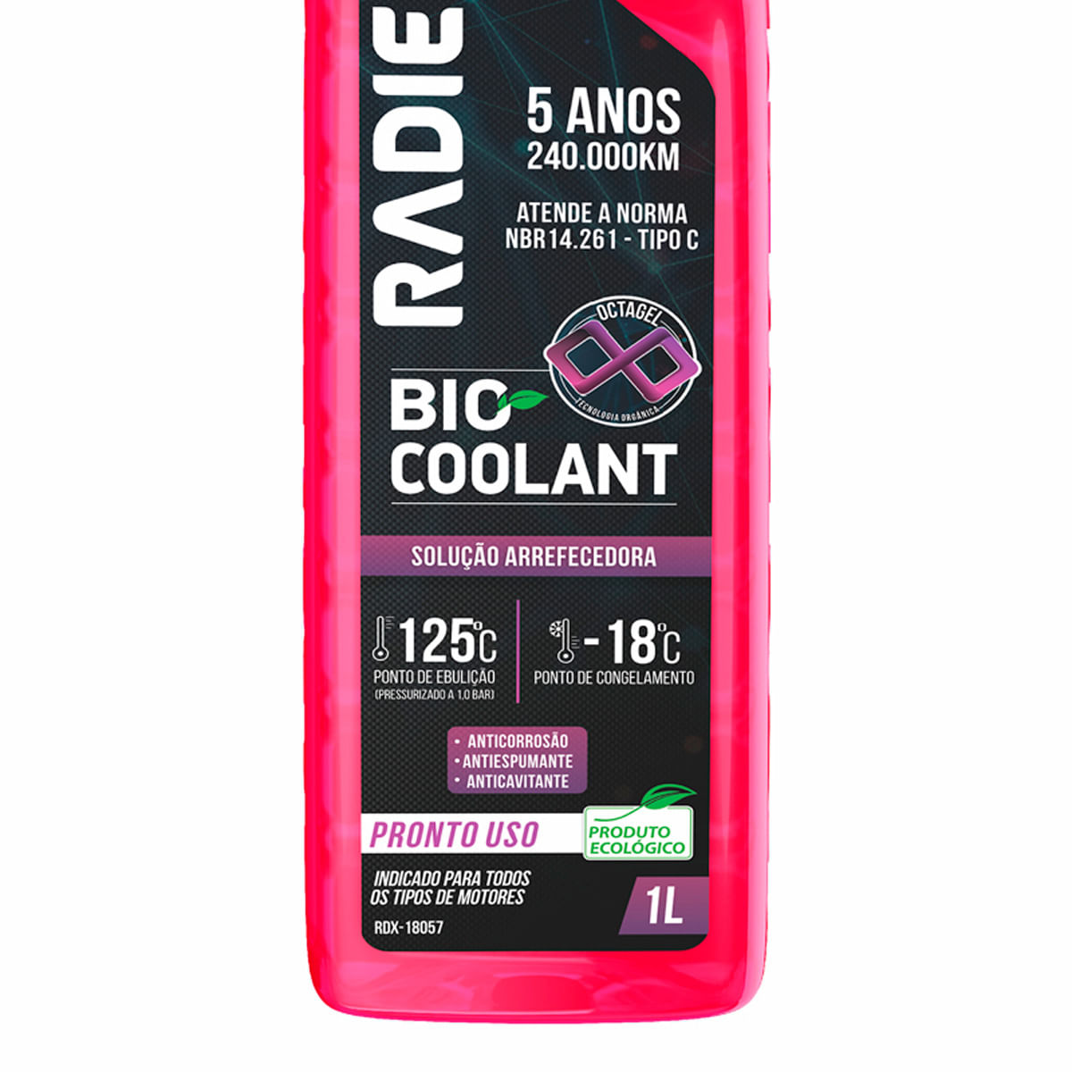 Rdx18057 - Aditivo Radiador Pronto Uso Biocoolant - Pronto Uso