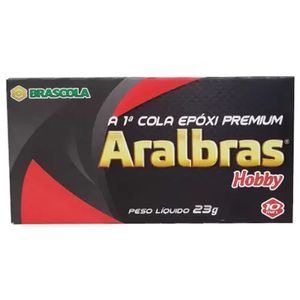 ARALDITE 16G ARALBRAS HOBBY SECAGEM 10MIN - BRASCOLA