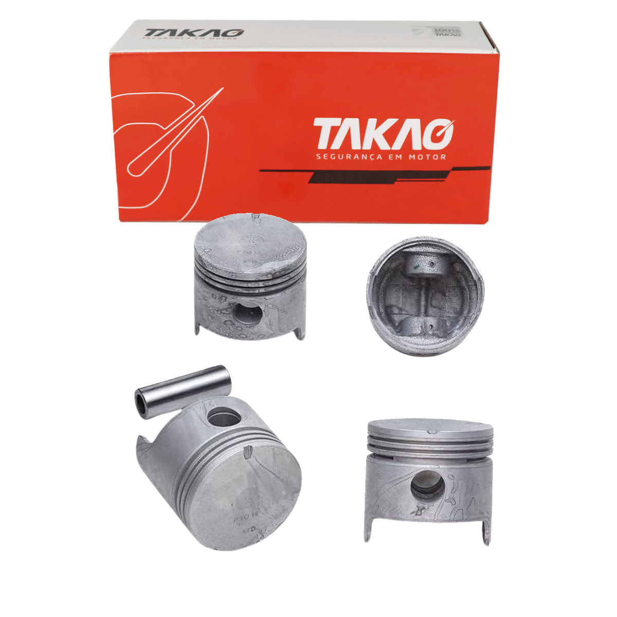 Pto14Std - Pistão (Jg) - Motor Toyota 1.5 8V - Takao