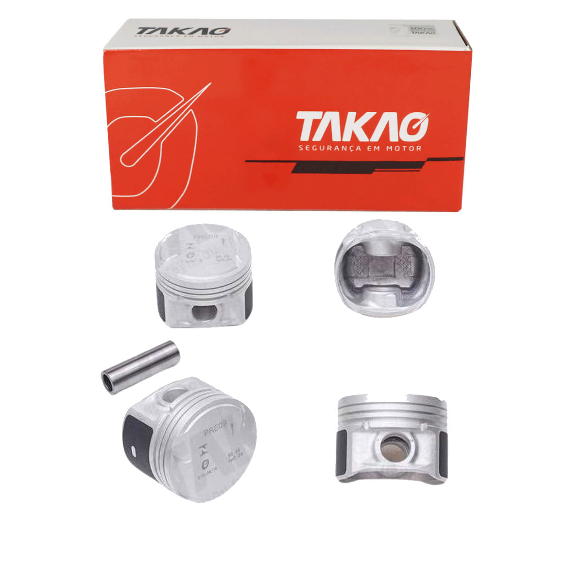 Pre09050 - Pistão (Jg) - 206 1.0 16V 2001 A 2007 / Twingo 1.0 16V