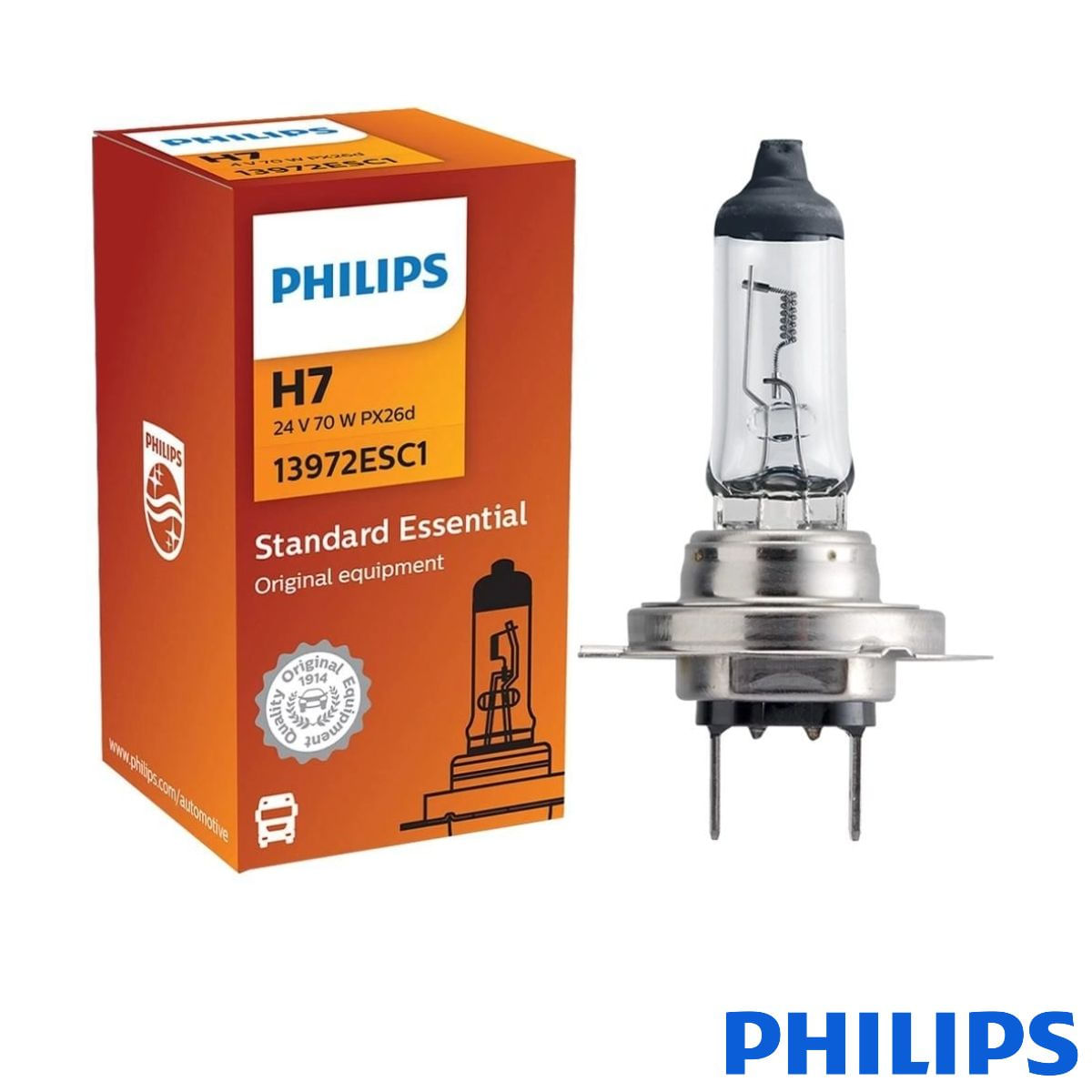 13972Esc1 - Lampada Farol Caminhao 24V 70W - Essential Halogena Es