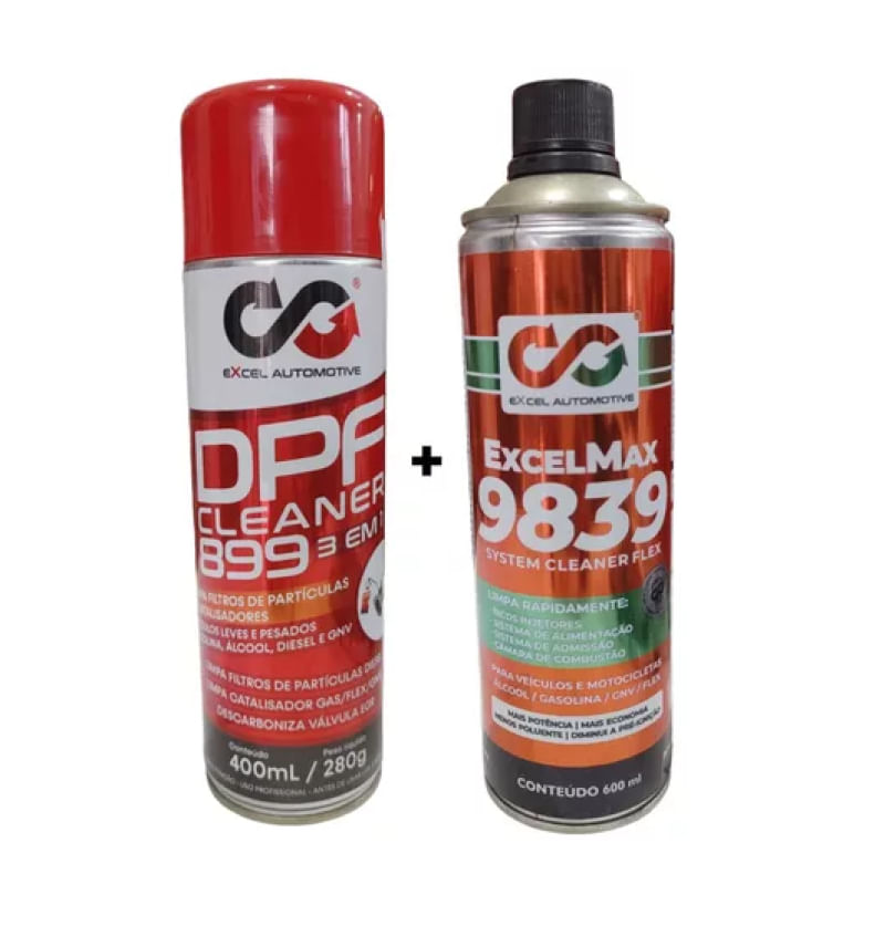 Descarbonizante Max System Cleaner 9839 + Dpf Cleaner 3 Em 1