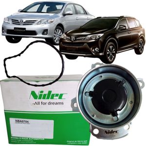 Bomba D'água Toyota Corolla Rav4 2.0 16v 2009 A 2019 Nidec
