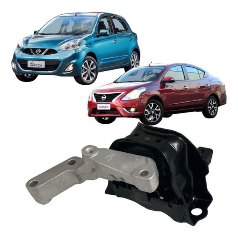 Coxim Hidráulico Direito Motor Nissan March Versa 1.6 16v