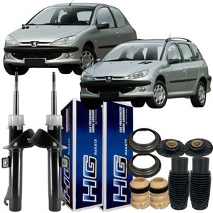 Kit Amortecedor Dianteiro Peugeot 206 1.4 1.6