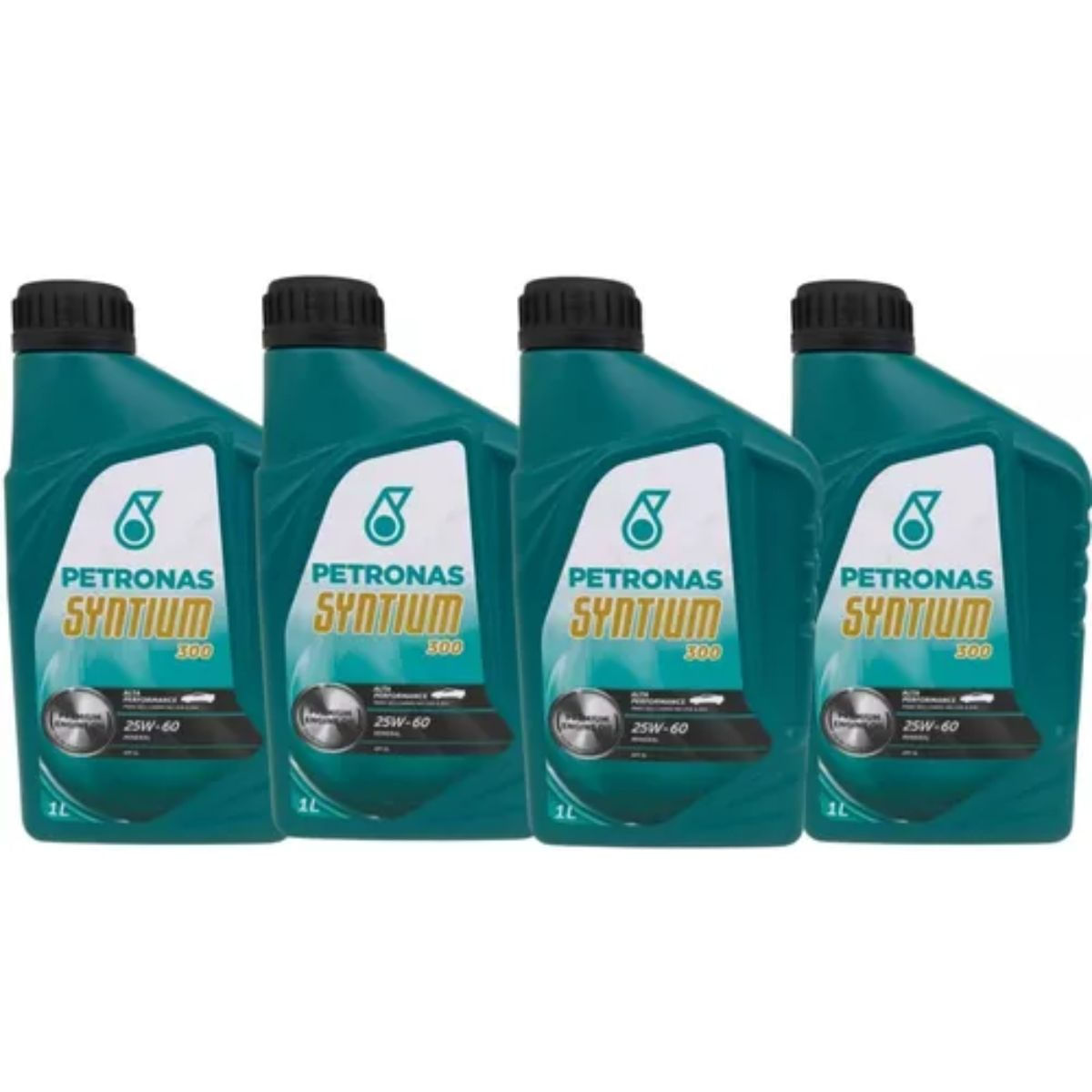Kit 4 Óleos Motor Alta Kilometragem 25w60 Sl