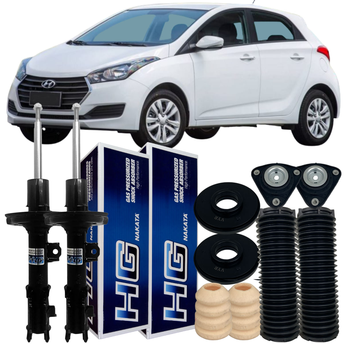 Kit Amortecedor Dianteiro Hyundai Hb20 2013 A 2019