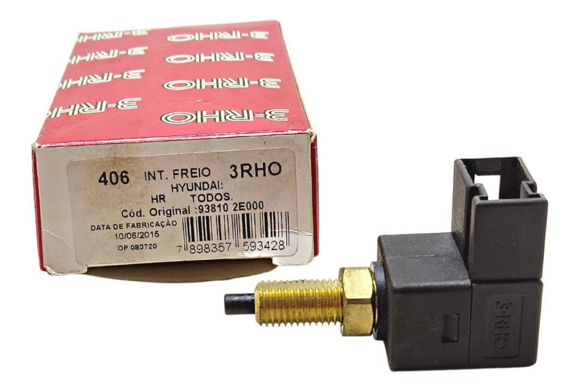 Interruptor Luz Freio Elantra Tucson I30 HR H100 3-RHO 406