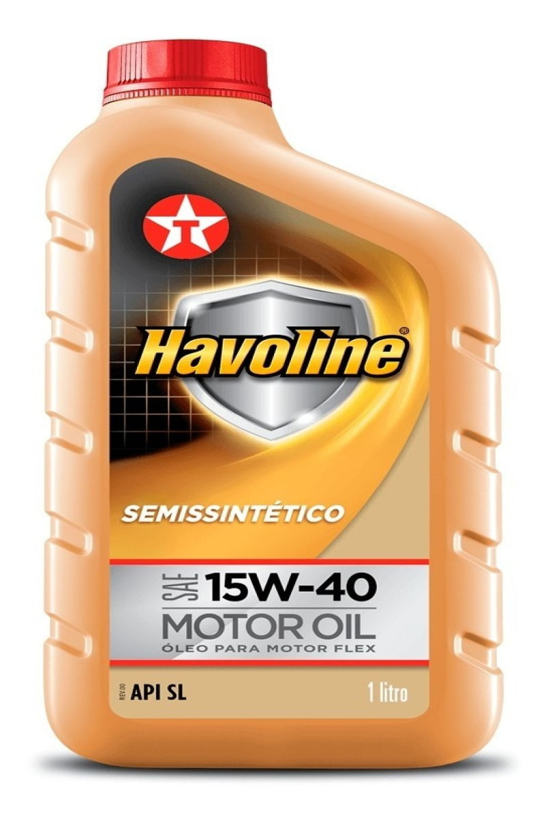 Óleo De Motor Havoline 15w40 Semissintético Api SL 1 Litro