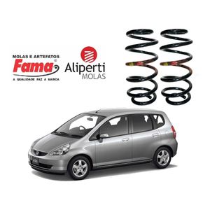 Par de Molas Suspensão Traseira Honda Fit 2004 a 2009 Al450
