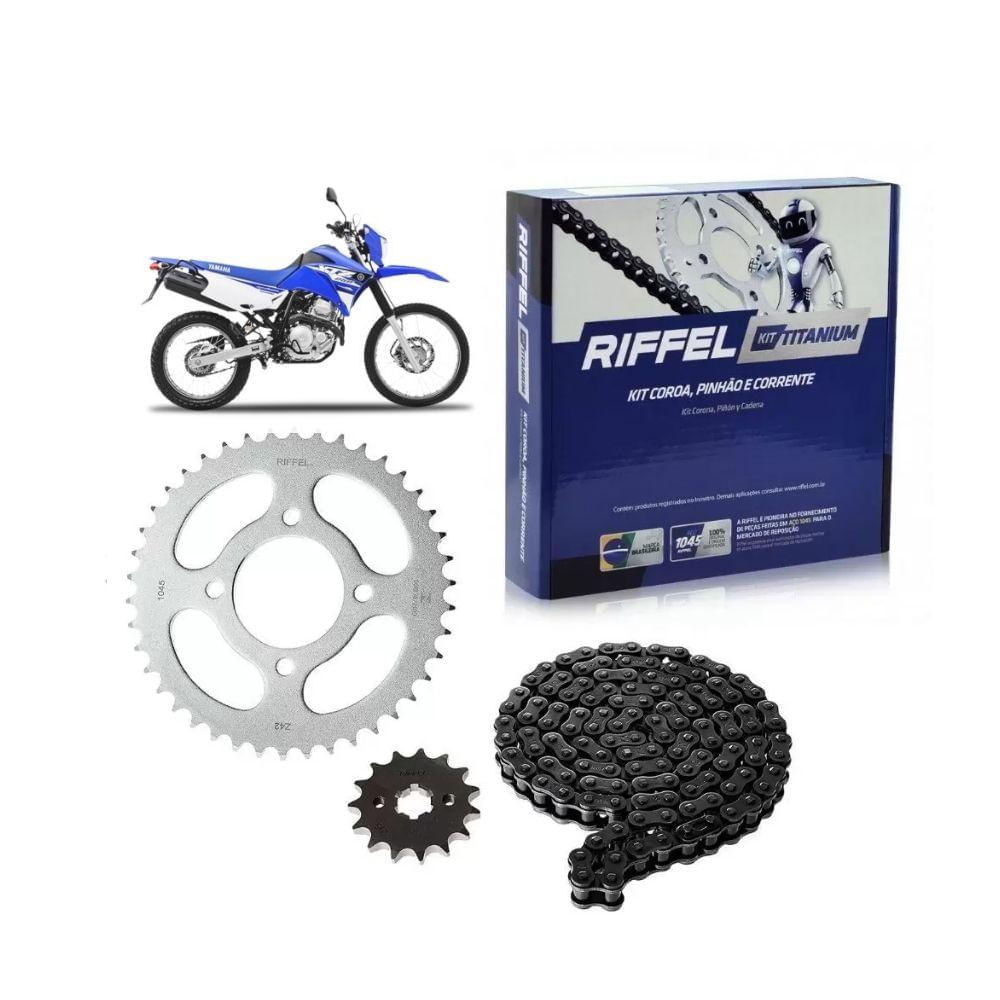 Kit Relação Transmissão Riffel 71895 XTZ 250 Lander 2006-08